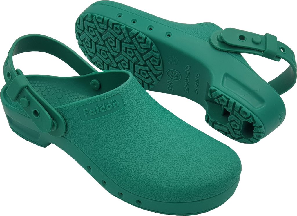 Autoclavable Clogs Strap Green