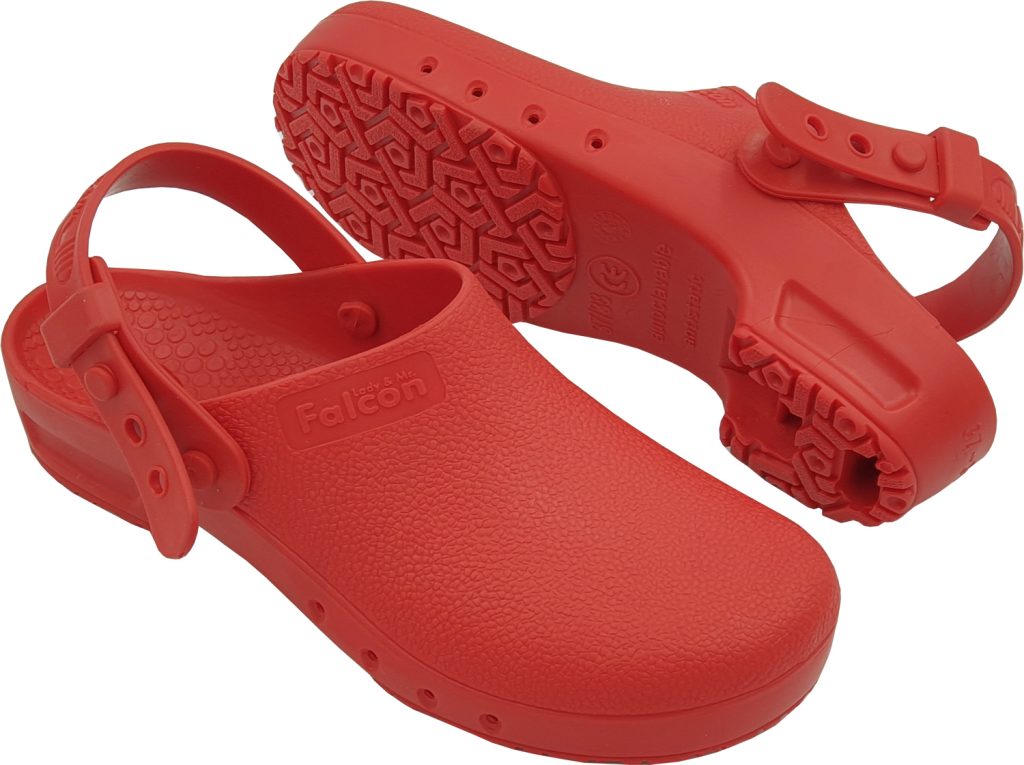 Autoclavable Clogs Strap Red